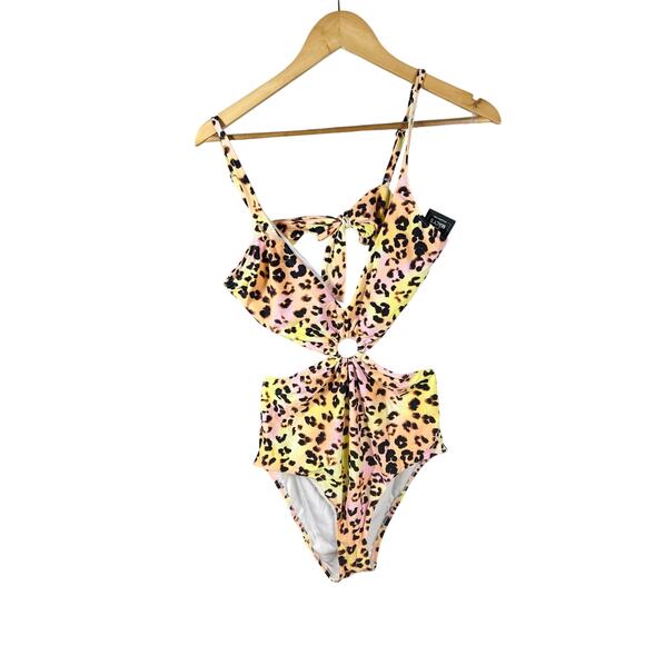 Bar Ill Animal-Print O-Ring Monokini Swimsuit Size Large - Picture 3 of 11
